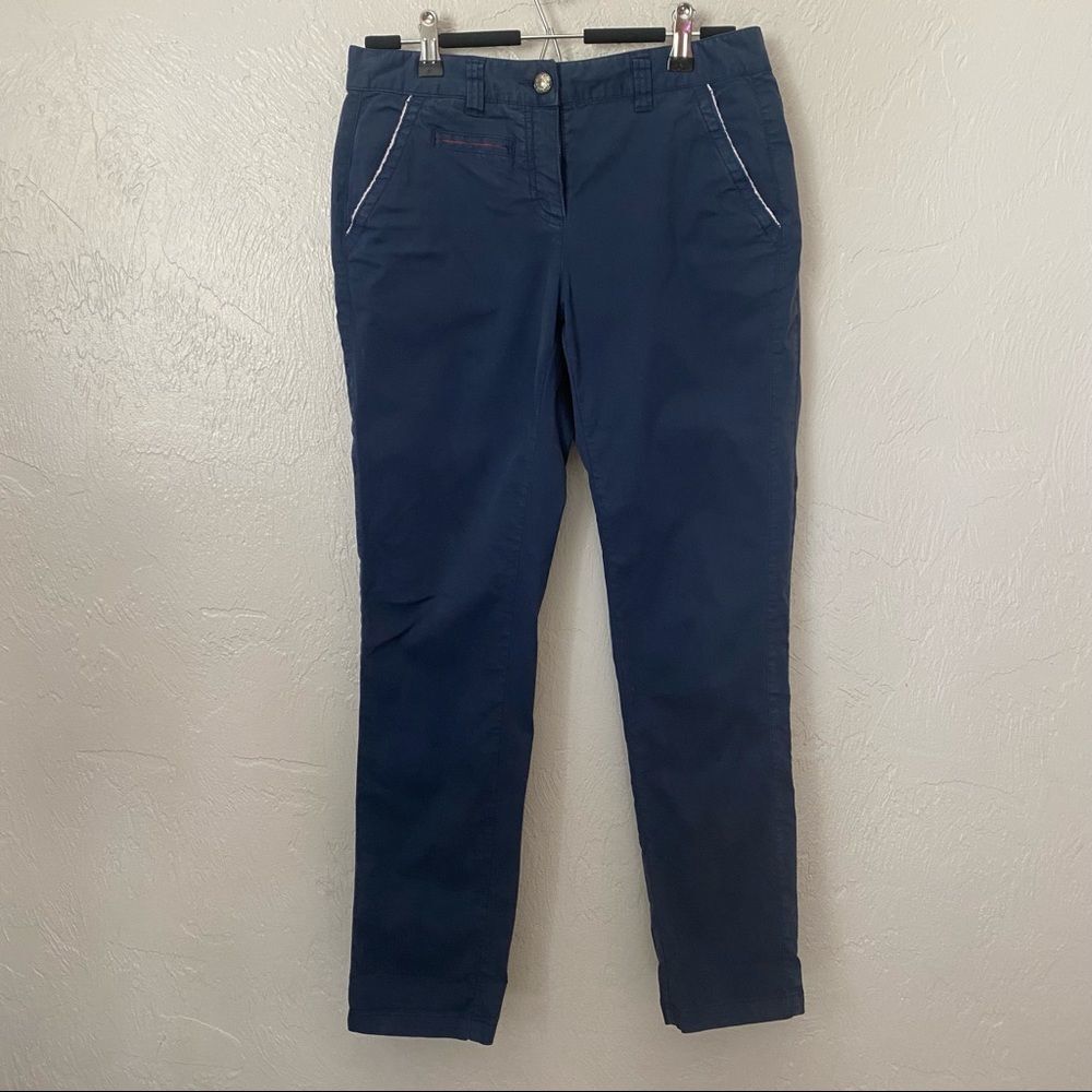 0039 Italy Blue Lina Cropped Pants